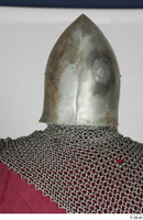 Photos Medieval Knight in mail armor 7 Historical Medieval Soldier head helmet mail hood 0005.jpg